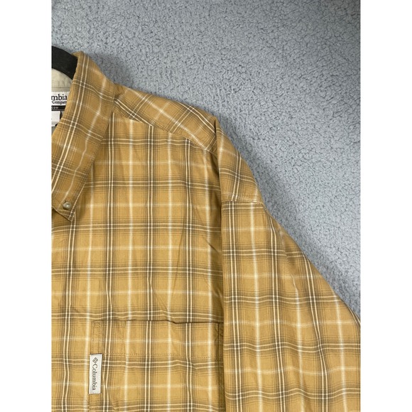 Columbia Men's Button Up Plaid Long Sleeve Shirt Size XXL - Picture 6 of 9